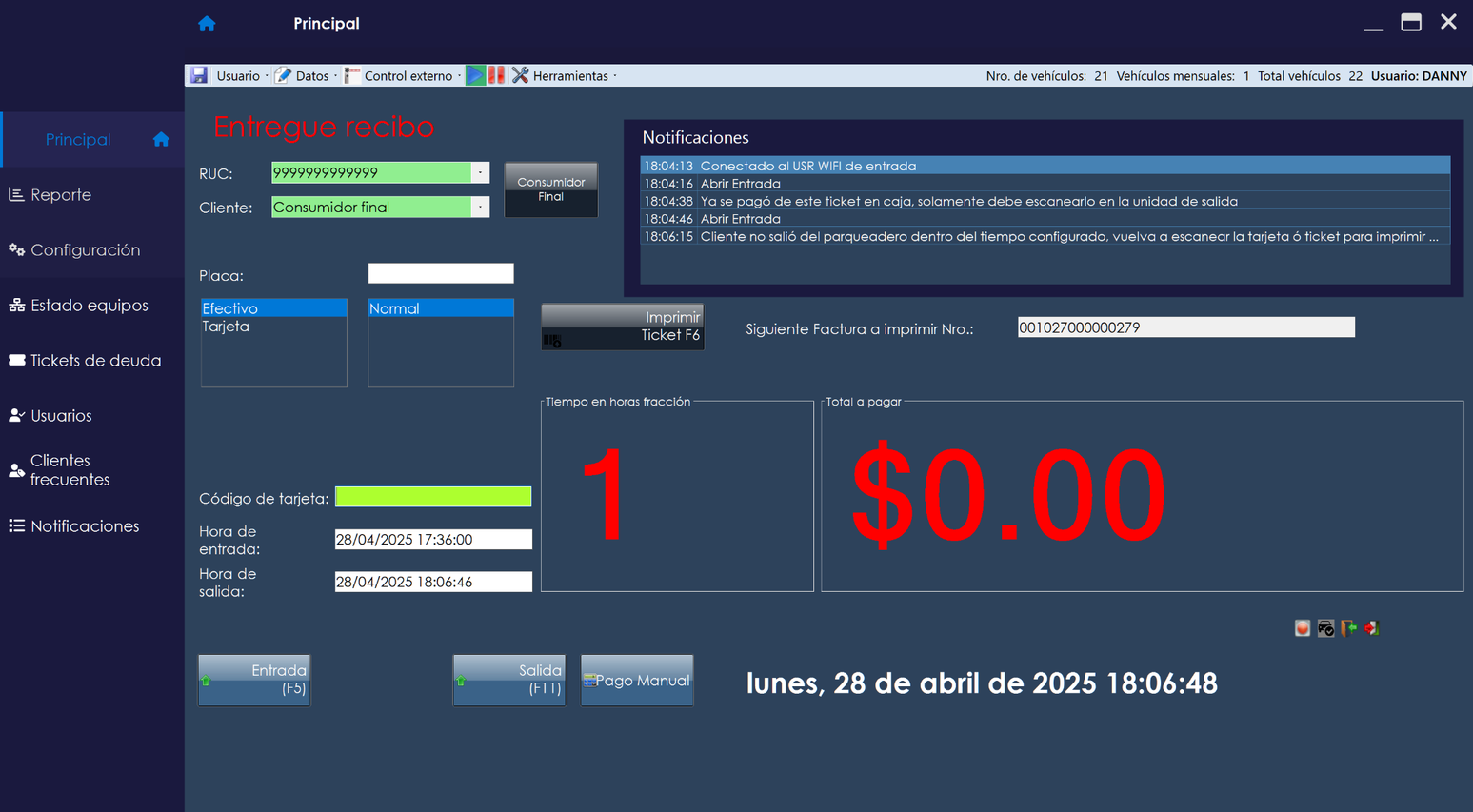 SOFTWARE EXPERIENCIA